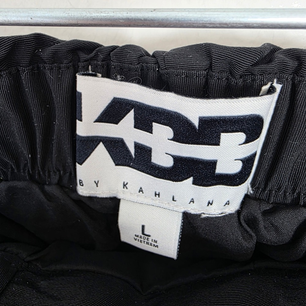 KBB By Kahlana Black Gorpcore Utility Cargo Streetwear Mini Skort Skirt Size L - Picture 3 of 7